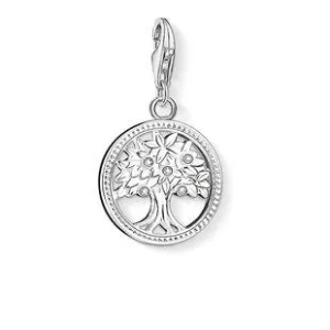 Thomas Sabo Jewellery Thomas Sabo Charm Club Sterling Silver Cubic Zirconia Tree Charm