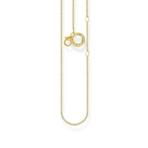 Thomas Sabo Jewellery Thomas Sabo Charm Club Sterling Silver Gold Plated Charm Necklace