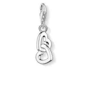 Thomas Sabo Jewellery Thomas Sabo Charm Club Sterling Silver Interlocking Hearts Charm