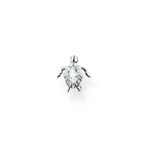 Thomas Sabo Jewellery Thomas Sabo Charm Club Sterling Silver Turtle Single Ear Stud