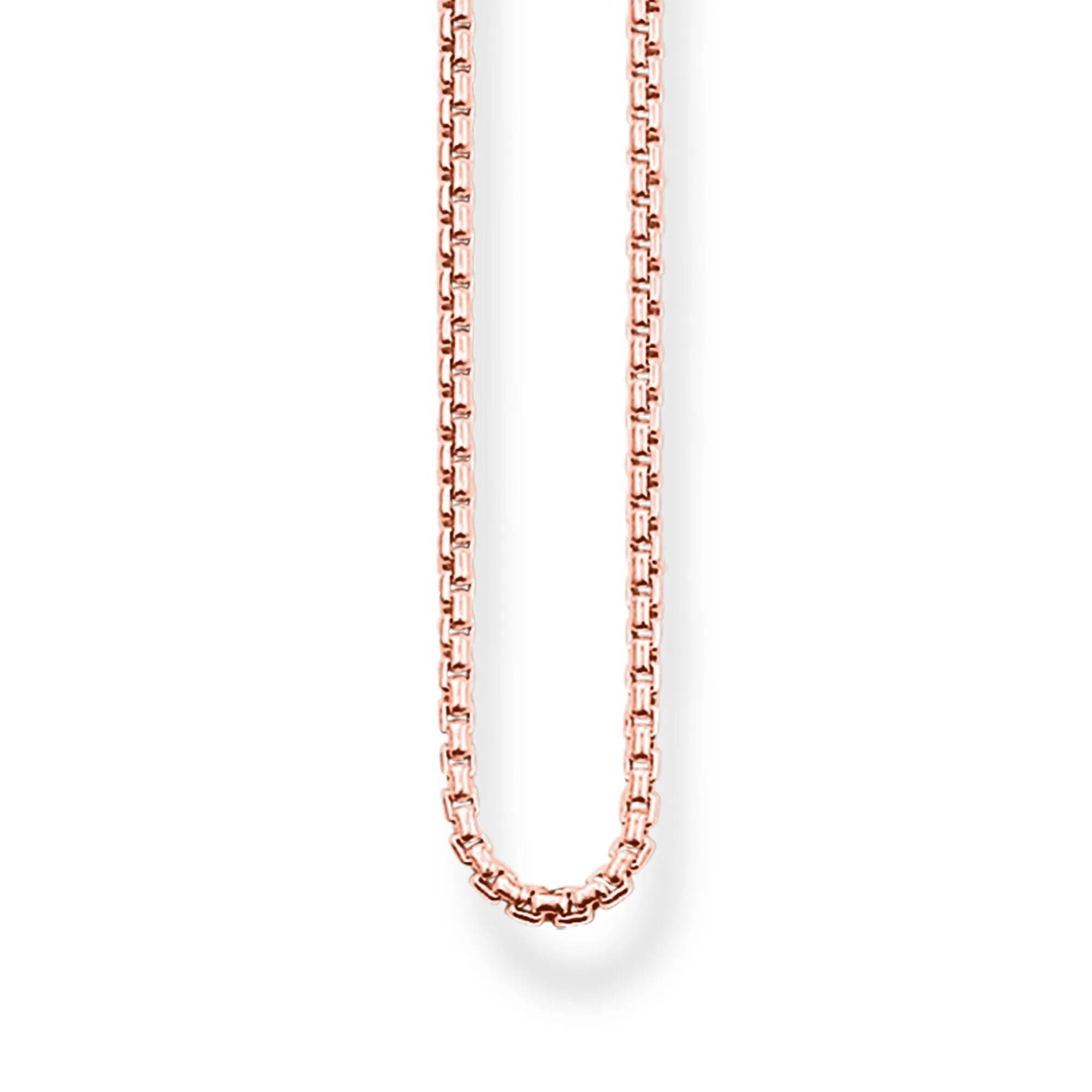 Thomas Sabo Jewellery Thomas Sabo Glam & Soul Rose Gold Plated Sterling Silver Venezia Chain