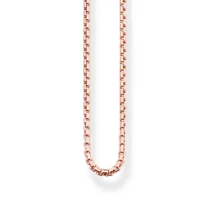 Thomas Sabo Jewellery Thomas Sabo Glam & Soul Rose Gold Plated Sterling Silver Venezia Chain