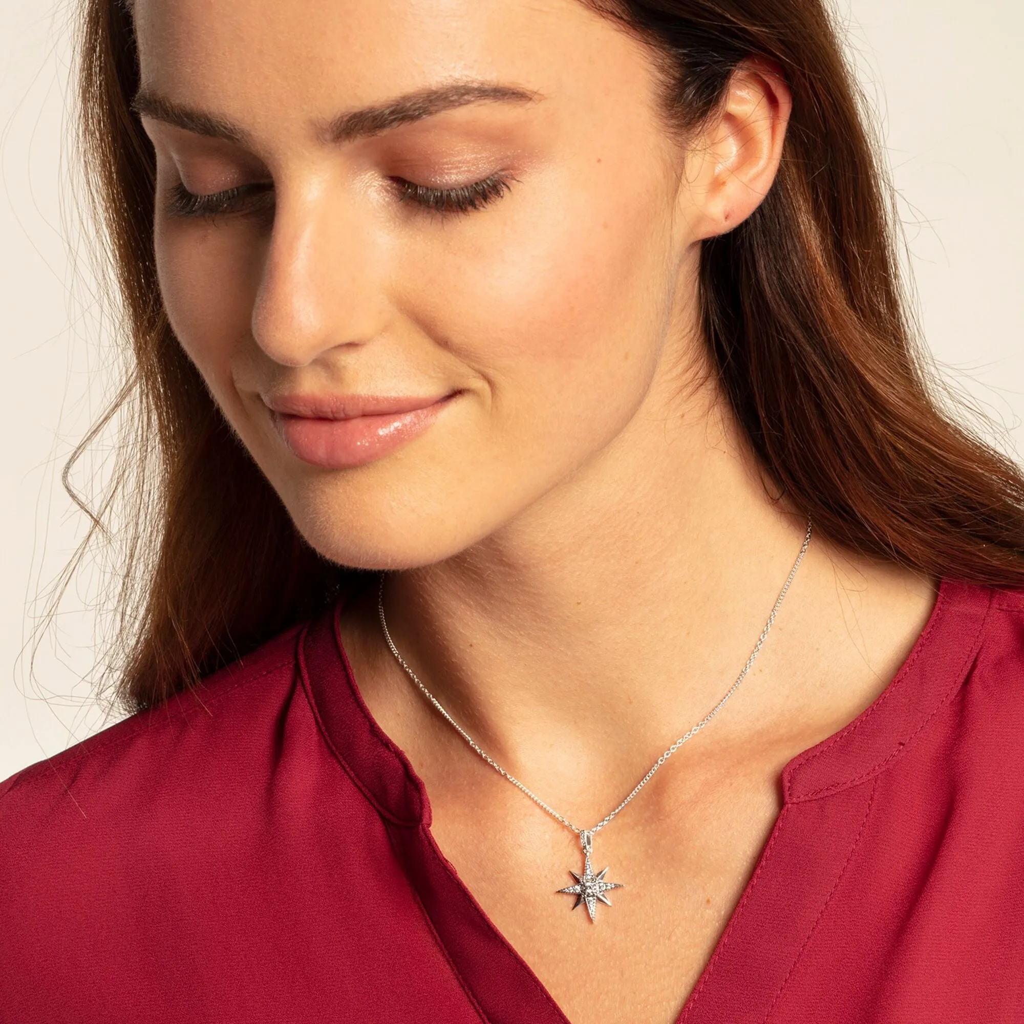 Thomas Sabo Jewellery Thomas Sabo Glam And Soul Sterling Silver Royalty Star Necklace