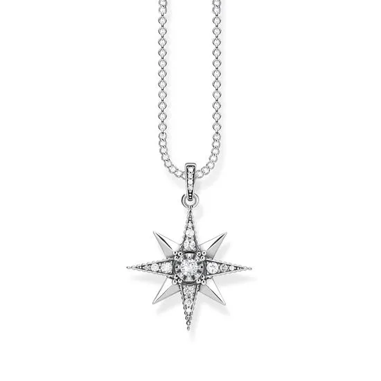 Thomas Sabo Jewellery Thomas Sabo Glam And Soul Sterling Silver Royalty Star Necklace