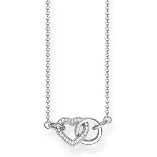Thomas Sabo Jewellery Thomas Sabo Glam And Soul Sterling Silver Zirconia Together Forever Heart Necklace