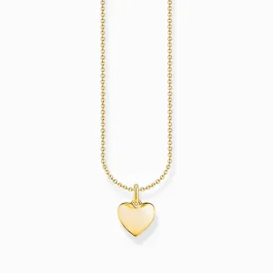 Thomas Sabo Jewellery Thomas Sabo Gold Plated Sterling Silver Heart Necklace