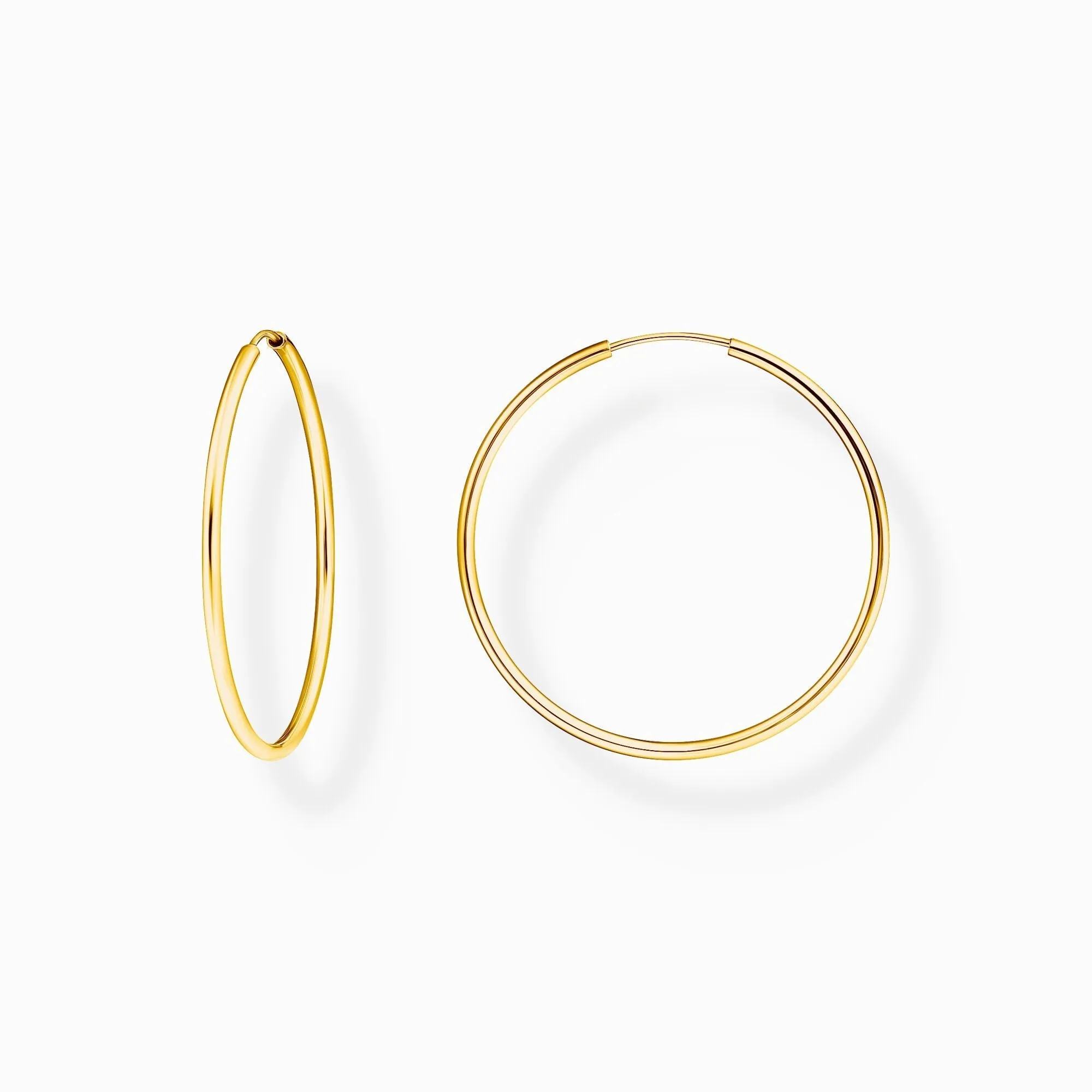 Thomas Sabo Jewellery Thomas Sabo Gold Plated Sterling Silver Medium Hoop Earrings