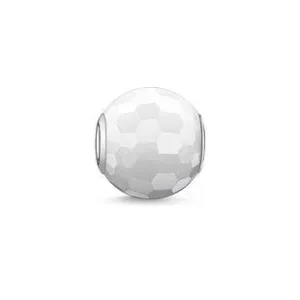 Thomas Sabo Jewellery Thomas Sabo Karma Beads Sterling Silver White Jade Charm
