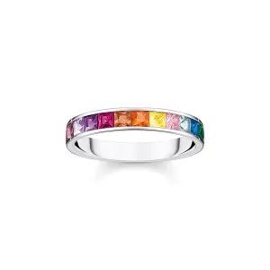 Thomas Sabo Jewellery Thomas Sabo Sterling Silver Colourful Stones Ring