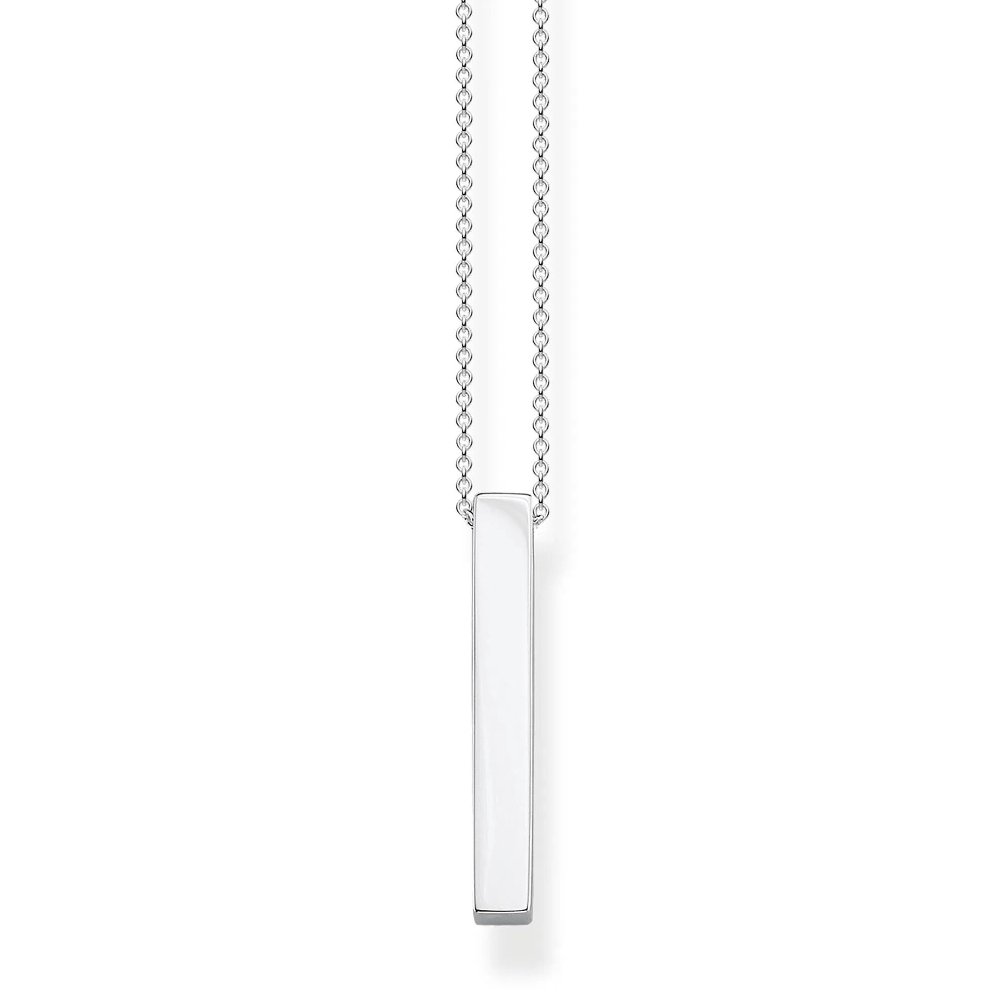 Thomas Sabo Jewellery Thomas Sabo Sterling Silver Cuboid Necklace