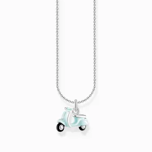 Thomas Sabo Jewellery Thomas Sabo Sterling Silver Scooter Enamel Necklace
