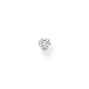 Thomas Sabo Jewellery Thomas Sabo Sterling Silver Sparkling Heart Single Stud Earring