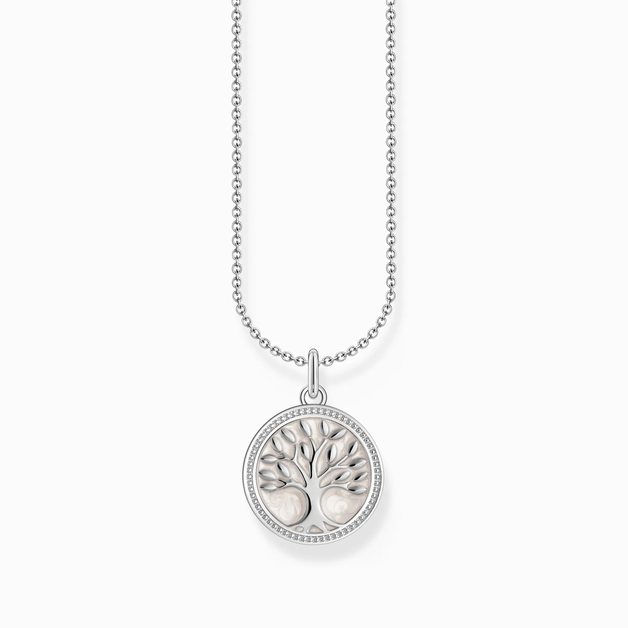 Thomas Sabo Jewellery Thomas Sabo Sterling Silver Tree of Love Enamel Necklace