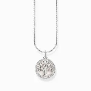 Thomas Sabo Jewellery Thomas Sabo Sterling Silver Tree of Love Enamel Necklace