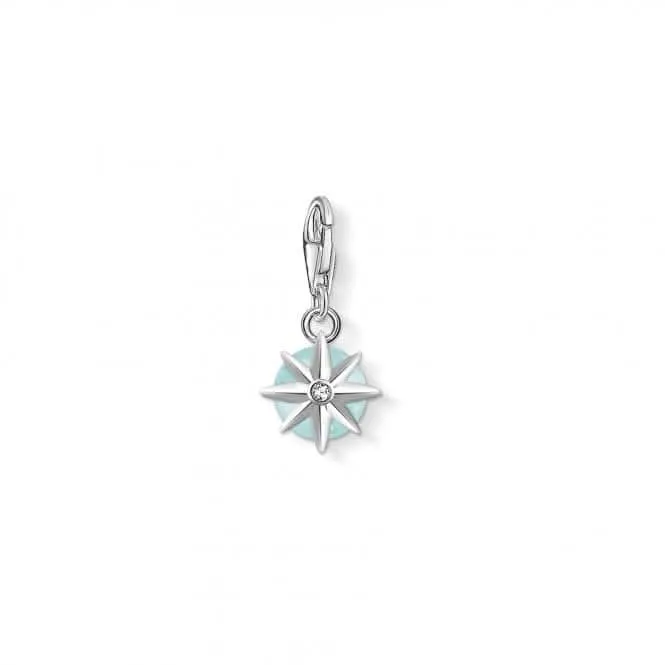 Thomas Sabo Milky Aquamarine March Birthstone Charm 1791-694-31 Thomas Sabo Collectable Charms
