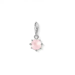 Thomas Sabo Rose Quartz October Birthstone Charm 1784-035-9 Thomas Sabo Collectable Charms