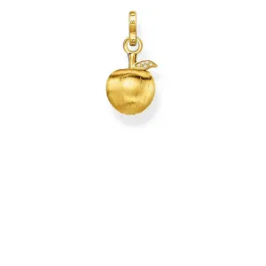 Thomas Sabo Silver Jewellery Gold Plated Sterling Silver Thomas Sabo Magic Garden Apple Pendant