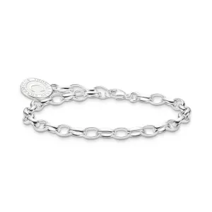 Thomas Sabo Silver Jewellery Thomas Sabo Sterling Silver Charmista Belcher 19cm Bracelet