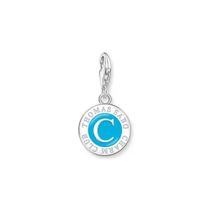 Thomas Sabo Silver Jewellery Thomas Sabo Sterling Silver Charmista Blue Member Coin Charm