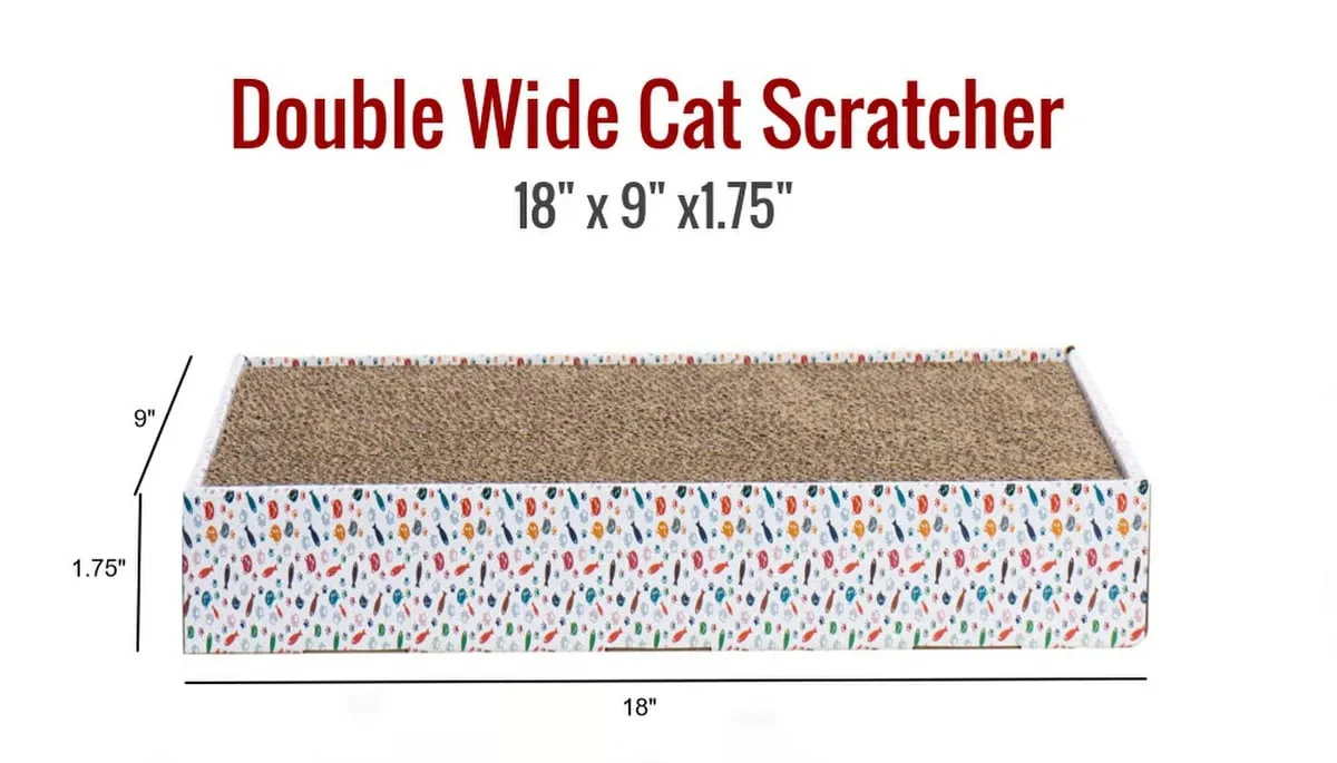 ThoozyPet Double Wide Cat Scratcher