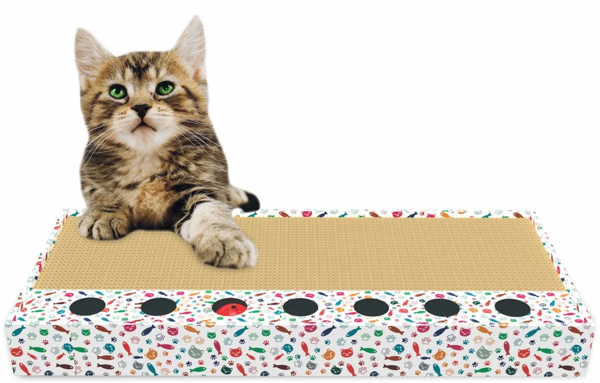ThoozyPet Scratch & Play Cat Scratcher cat essentials, basic cat supplies