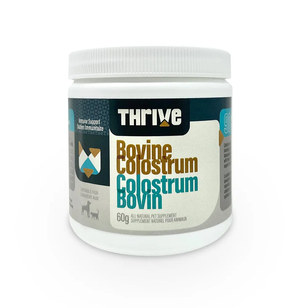 Thrive Bovine Colostrum Powder 60g cat vitamins, cat immune support