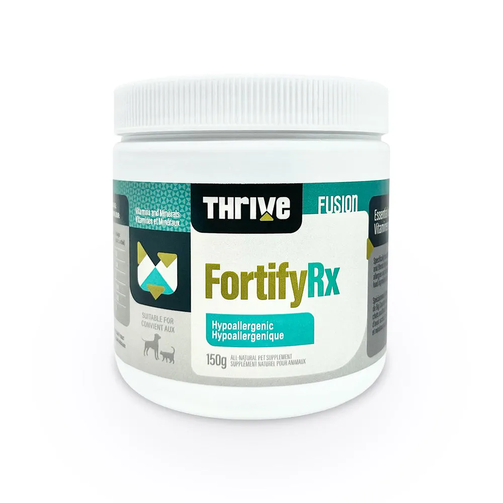 Thrive Fortify Rx 150g cat vitamins, cat immune support