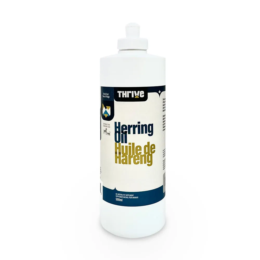 Thrive Herring Oil cat vitamins, cat immune support