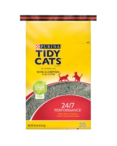 Tidy Cats 24/7 Performance - Long Lasting Odor Control Clay Cat Litter clumping litter for cats, natural cat litter