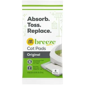 Tidy Cats Breeze Litter Pads clumping litter for cats, natural cat litter