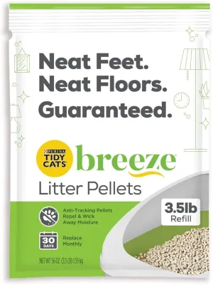 Tidy Cats Breeze Litter Pellets clumping litter for cats, natural cat litter
