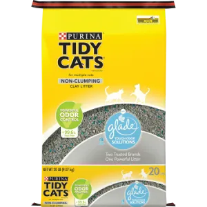 Tidy Cats Glade Tough Odor Solutions Clay Cat Litter clumping litter for cats, natural cat litter