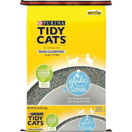 Tidy Cats Glade Tough Odor Solutions Clay Cat Litter clumping litter for cats, natural cat litter