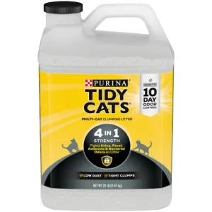 Tidy Cats Scoop - 4-In-1 Strength clumping litter for cats, natural cat litter