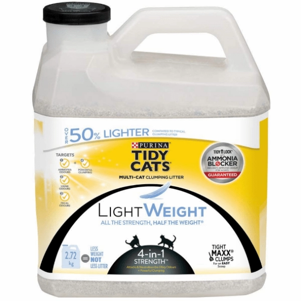Tidy Cats LightWeight 4-in-1 Strength Clumping Multi-Cat Litter