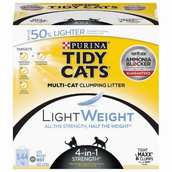 Tidy Cats LightWeight 4-in-1 Strength Clumping Multi-Cat Litter