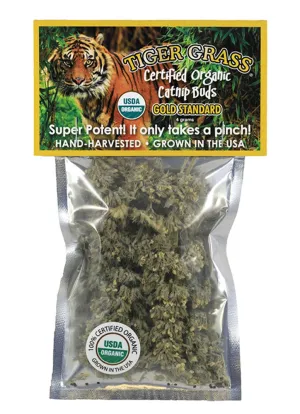 TIGER GRASS Catnip Bud Bag 4g adult cat food, best cat food for adults