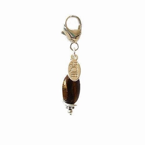 Tiger Eye Healing Dog Collar Charm Teacup Pawmulet dog collar charm,pet tag