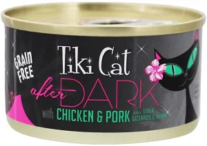 Tiki Cat After Dark Chicken & Pork Canned Cat Food wet cat food, canned cat food