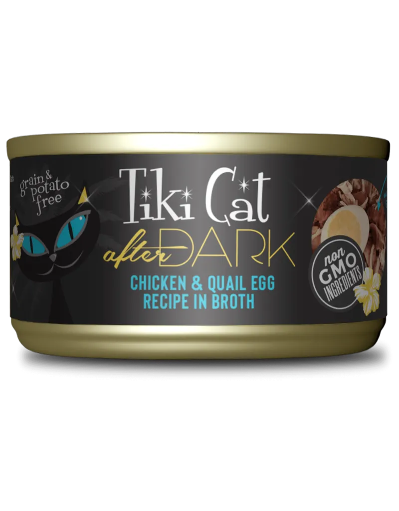 Tiki Cat After Dark Chicken & Quail Egg Canned Cat Food healthy cat food, premium dry cat food