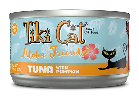 Tiki Cat Aloha Friends Grain Free Tuna with Pumpkin Canned Cat Food grain free cat food, no grain dry cat food