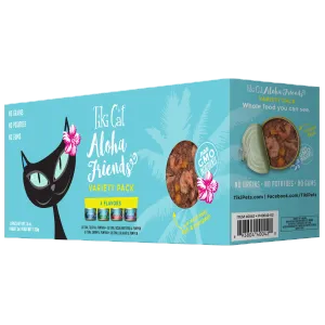 Tiki Cat Aloha Friends Grain Free Variety Pack 4 Flavors 12/3 oz adult cat food, best cat food for adults