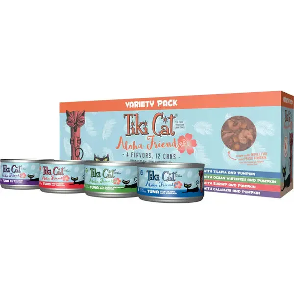 Tiki Cat Aloha Friends Grain Free Variety Pack Canned Cat Food grain free cat food, no grain dry cat food