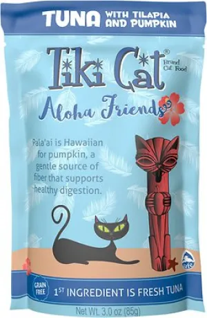 Tiki Cat Aloha Friends - Tuna With Tilapia & Pumpkin Cat Food healthy cat food, premium dry cat food