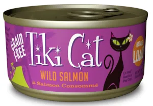 Tiki Cat Hanalei Luau Grain Free Wild Salmon In Salmon Consomme Canned Cat Food wet cat food, canned cat food