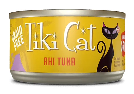 Tiki Cat Hawaiian Grill Ahi Tuna Canned Cat Food wet cat food, canned cat food