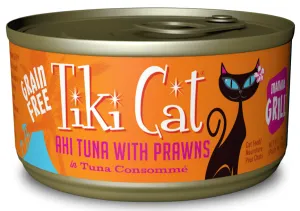Tiki Cat Manana Grill Grain Free Ahi Tuna With Tiger Prawns In Tuna Consomme Canned Cat Food healthy cat food, premium dry cat food