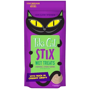Tiki Cat STIX Duck cat treats, natural cat treats