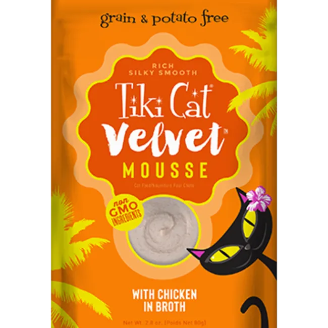 Tiki Cat Velvet Mousse Chicken healthy cat food, premium dry cat food