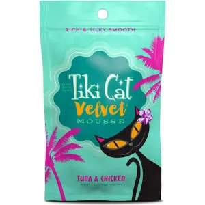 Tiki Cat Velvet Mousse Tuna & Chicken healthy cat food, premium dry cat food